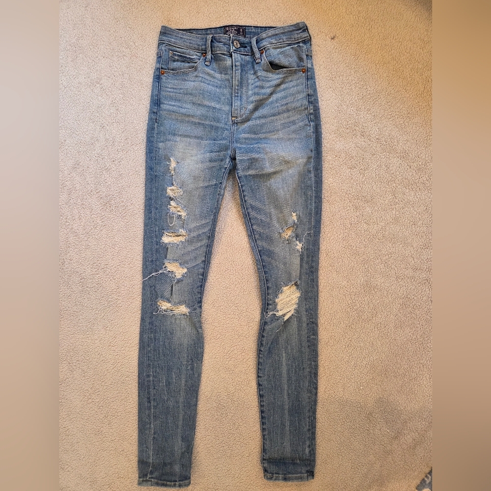 Women's Abercrombie & Fitch Simone High Rise Super Skinny Jeans 2/26